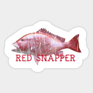 RED SNAPPER Sticker